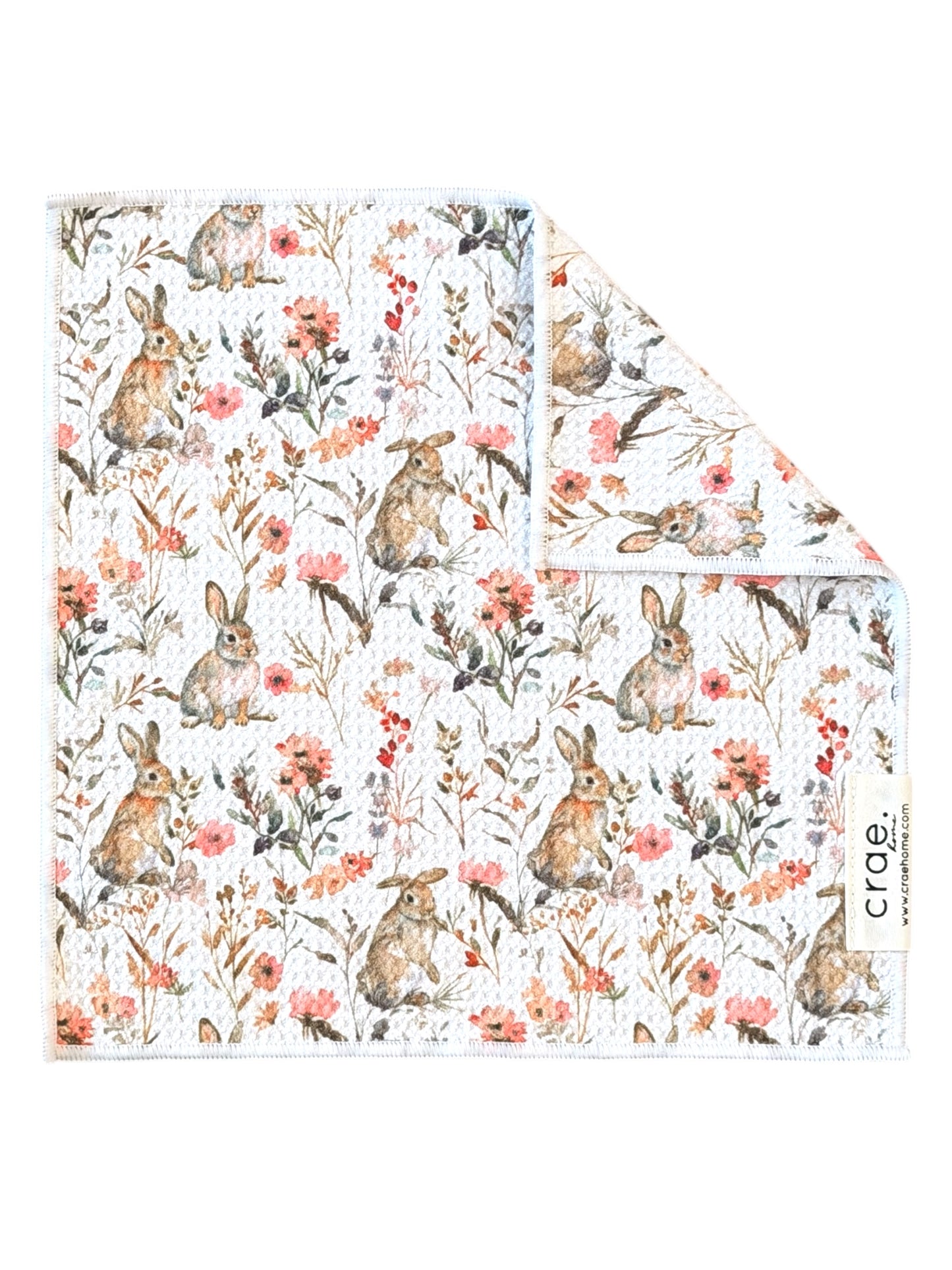 Folk Forest: Double-Sided Washcloth