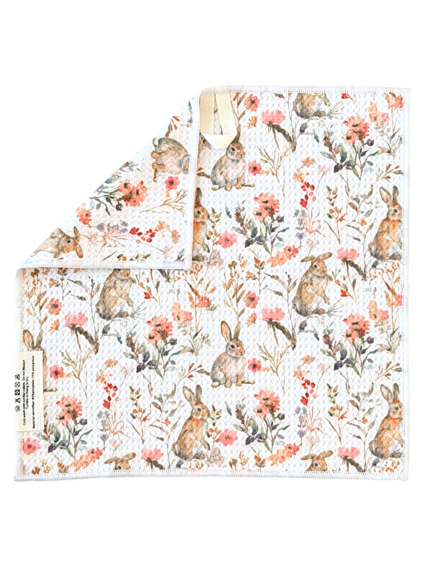 Folk Forest: Double-Sided Washcloth