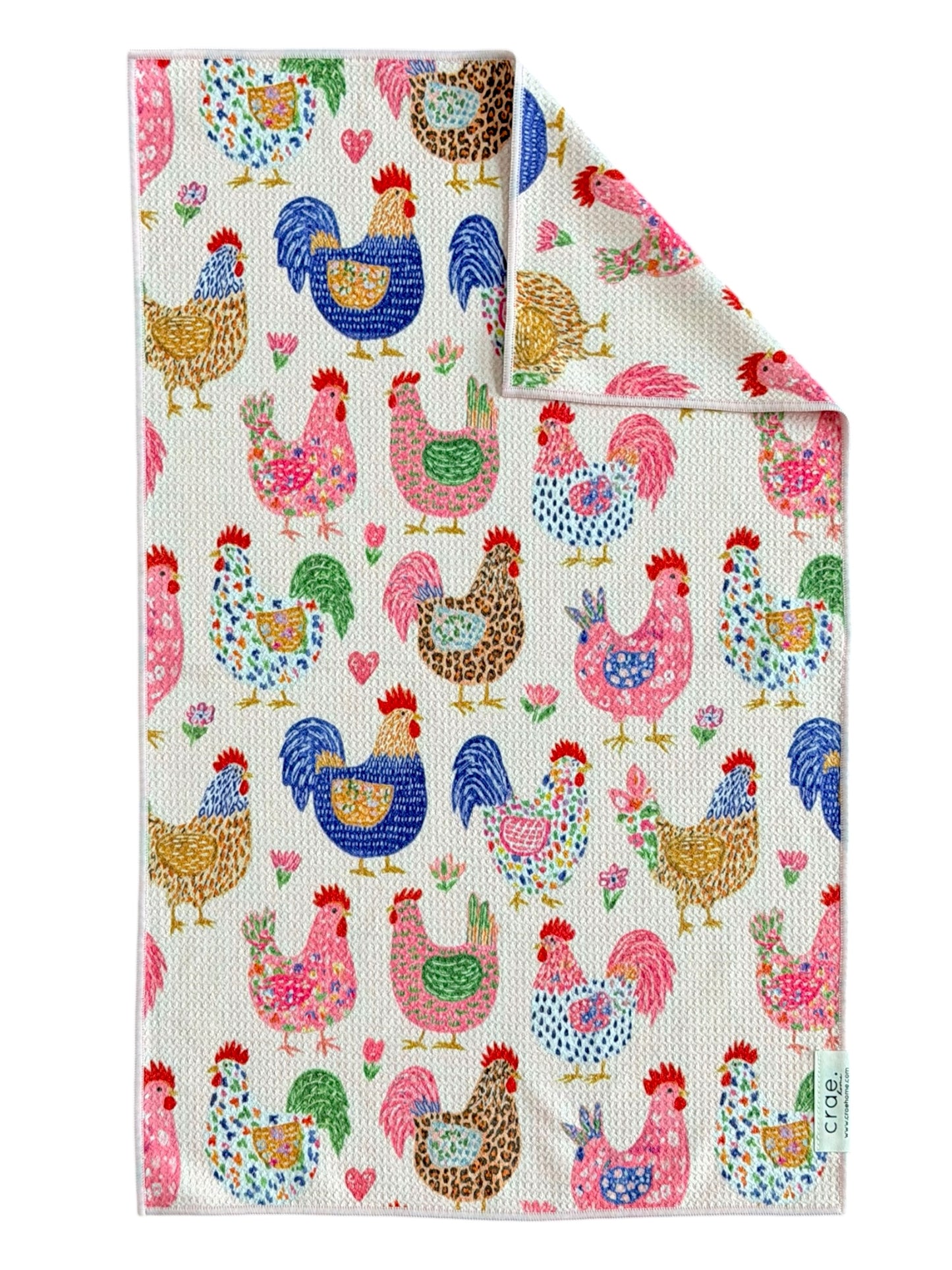Feathered Friends: Double-Sided Hand Towel
