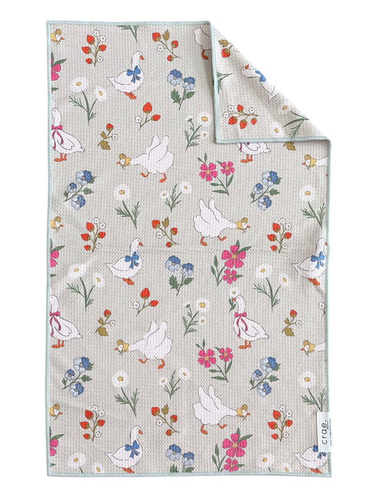Willow Goose: Double-Sided Hand Towel