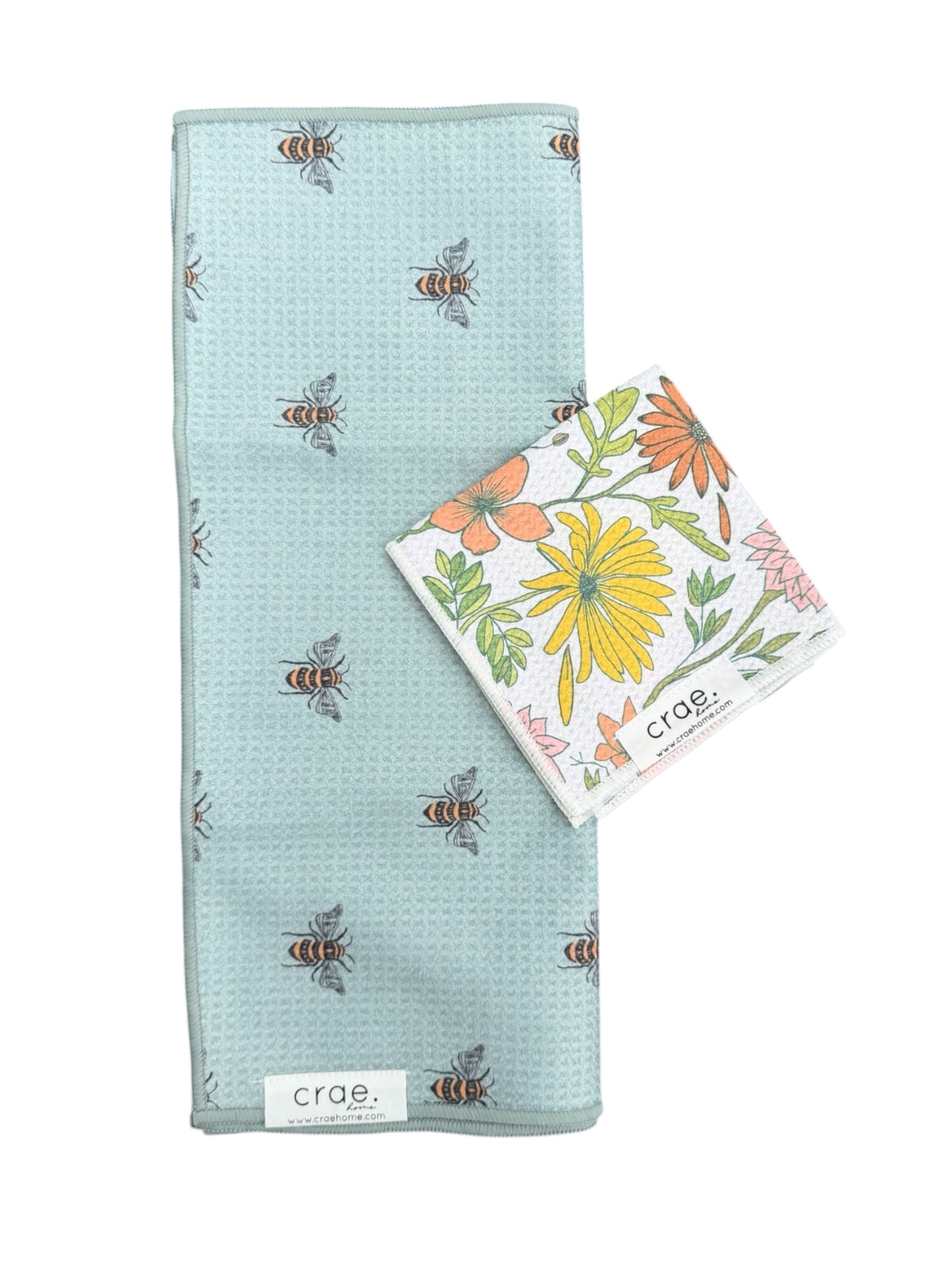Queen Stinger/Urban: Double Sided-Hand Towel Washcloth Set