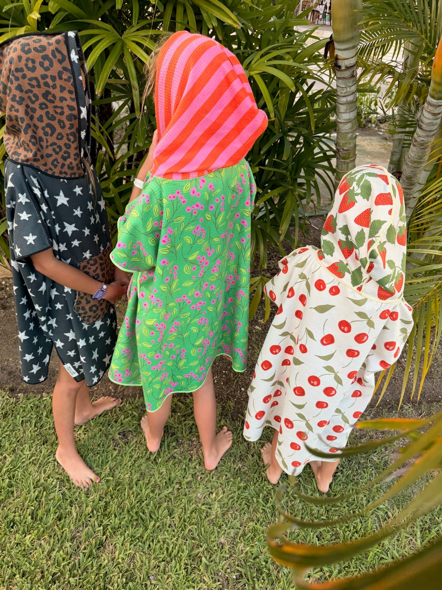 Berries and Cherries: Reversible Poncho