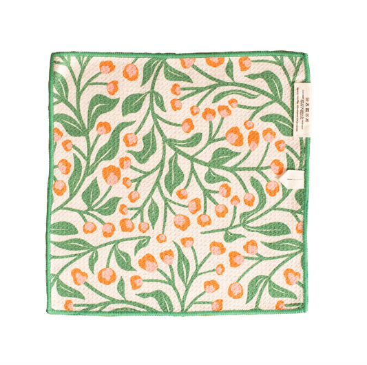 Olive Gardenia: Reversible Washcloth