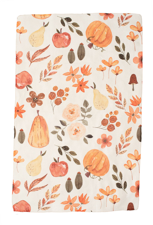 Pumpkin Spice: Single-Sided Hand Towel