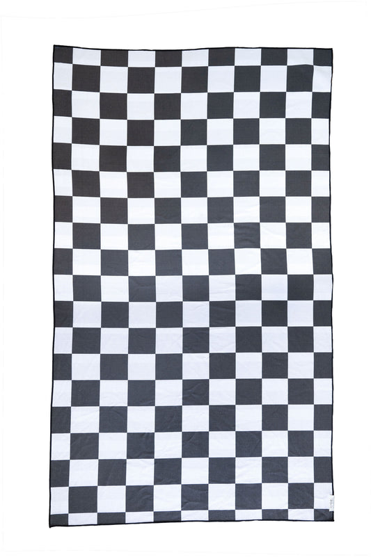 Checkmate Pool Towel: Reversible