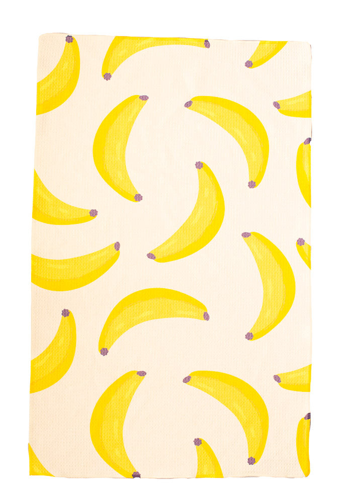 Gone Bananas: Single-Sided Hand Towel – crae.home